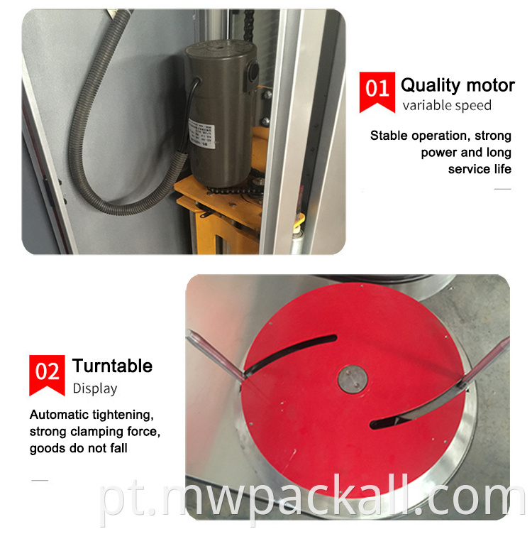 Máquina automática de embrulhar bagagem de aeroporto/máquina de embrulhar filme plástico de aeroporto da Shandong Myway